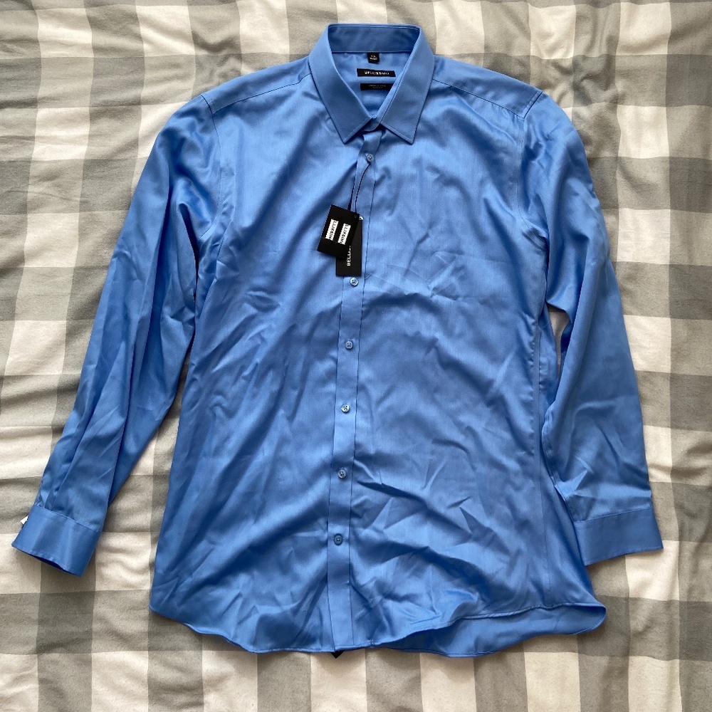 Bellissimo Men’s Dress Shirt Slim Fit